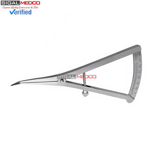 Calibrador Angulado de 4.5 Pulgadas de Largo para Mapeo Óseo, Instrumento de Medición de 0-40mm con Escala de Precisión para Implantes Dentales, Quirúrgicos y de Ortodoncia - Product Image 5