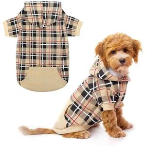 High Quality Customized 100% Cotton Casual Dog Hoodies with Pocket Design Breathable Fleece Fabric Windproof Luxury - Product Image 1