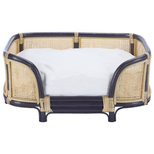 Eco Friendly Wholesale Cane Rattan Pet Bed <b>Cheap</b> Price Woven Dog <b>Couch</b> Furniture Box Frame Bulk Factory Direct Manufacturer - Product Image 3