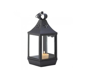 New Standard Design Square Shape Metal And Glass Candle <b>Lantern</b> Centerpiece for Floor Home & Hotel with <b>Black</b> Finished - Product Image 1
