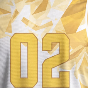 Maillot de basket pour homme avec col en V, maillot de basket sans manches respirant pour homme, maillot de basket pour homme en sublimation - Product Image 5