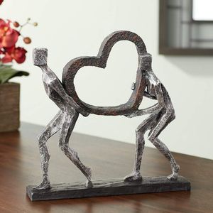 Sculpture en métal artisanale, figurine décorative artistique pour l'intérieur moderne de la maison, décoration de salon - Product Image 2