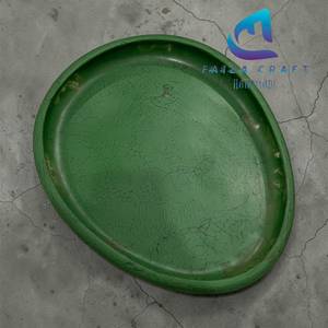 Grande assiette unique en résine acrylique, fabriquée à la main, classique, écologique, de qualité alimentaire, sans BPA, compatible lave-vaisselle, personnalisable, durable, pour les fêtes - Product Image 3
