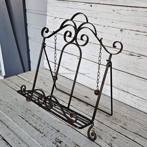 Soporte para libros de cocina de metal para interiores de cocina clásicos y exhibición de recetas diarias, suave, funcional, confiable y práctico - Product Image 3