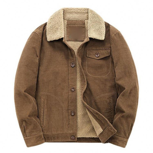 Men's Thick Cotton Jacket New Style <b>Large</b> Size Men's Cotton Jacket with Lining Thickened Enlarged Warm Cotton Jacket - Product Image 4