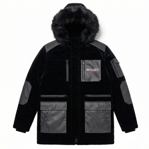 <b>Mens</b> Outdoor Hunting Parka Breathable Waterproof Windproof <b>Soft</b> <b>Shell</b> with Hood Straps Print MALUZA INDUSTRIES - Product Image 1