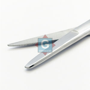 Ciseaux manuels de chirurgie et de pansement les plus vendus (type clip) 5,5 pouces, tranchants/à pointe arrondie, droits, en acier inoxydable de haute qualité - Product Image 3