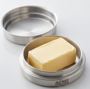 Contenedor de Mantequilla de Acero Inoxidable Personalizado, Elegante Vajilla para el Desayuno, para Uso en la Cocina, Comedor y Hostelería - Product Image 1