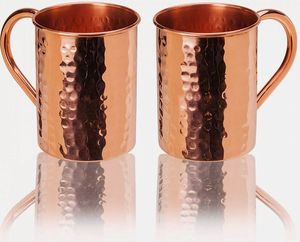 Taza de cobre personalizada con asa de latón, taza de cóctel martillada, artículos de bar hechos a mano, artículos para bebidas para hoteles y restaurantes, suministro al por mayor. - Product Image 4