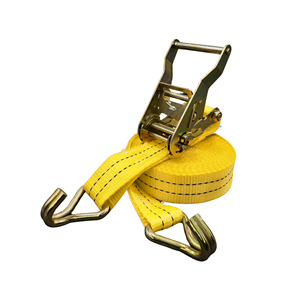 Correa de Trinquete de Poliéster Premium de Alta Resistencia de 38 mm y 2000 kg con Ganchos de Alambre, Fabricante Profesional para Logística - Product Image 3