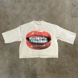 High Quality Cotton Designer Cropped Boxy T <b>Shirt</b> Custom Printing Graphic Distressed Acid Wash Oversized T-<b>Shirt</b> for <b>Men</b> - Product Image 3