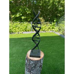 Escultura Decorativa de Pilar Abstracto en Bronce, Artesanía Metálica para Decoración de Jardín y Eventos - Product Image 3