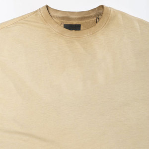T-shirt en jersey de coton surdimensionné pour homme, col rond, manches courtes, style décontracté avec imprimé, coupe respirante - Product Image 6