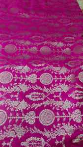 Tela de brocado banarasi de diseño - Product Image 3