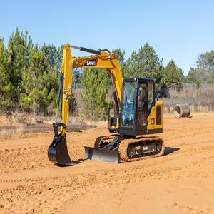 Miniexcavadora Sany SY75C de 7 toneladas, tipo oruga, con motor Yanmar, componentes principales: caja de cambios, motor, sistema hidráulico, modelo en venta - Product Image 4