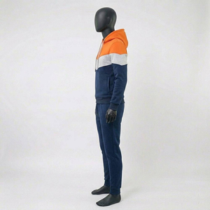 Survêtement de sport d'hiver à capuche de haute qualité pour hommes, conception de logo personnalisé, vêtements de sport ajustés OEM, survêtements en gros - Product Image 3