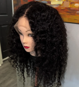 Peluca de Cabello Humano Rizado con Frente de Encaje, Nudos Pre-Decolorados, Encaje Transparente HD, Suministro Directo al por Mayor - Product Image 3