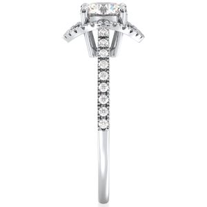 Anillos de Compromiso REYES Originales de Plata de Ley 925 con Moissanita Certificada por GRA, Precio al por Mayor, Regalo de Boda, Joyería Fina - Product Image 5