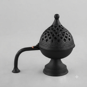 Amazing Handmade Brass Incense <b>Burner</b> With Star Cutouts Traditional Indian Dhoop Dani <b>For</b> Aromatic Use Home Decor - Product Image 5