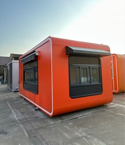 Liquidation à faible coût Maison préfabriquée Offre Spéciale Maison mobile préfabriquée Maison capsule 20 pieds cabine apple pour le camping en plein air - Product Image 3