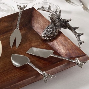 3PCS Stainless Steel Cheese Knife Set Handmade Cheese Serving <b>Tools</b> Charcuterie <b>Board</b> Accessories Cheese Cutter Spreader Wholesa - Product Image 1