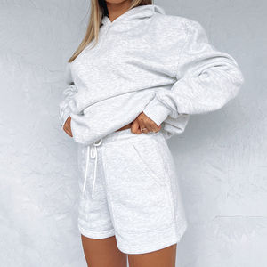 Conjunto de Camiseta Corta y Pantalones Cortos Personalizados para Mujer, Ropa Deportiva, Ropa de Entrenamiento, Conjunto de 2 Piezas, Traje Deportivo OEM - Product Image 3