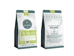 Café moulu italien torréfié, goût doux premium, espresso de haute qualité, 250g, 50% Arabica, sachet Dalakon Tay Nguyen, caféiné - Product Image 5