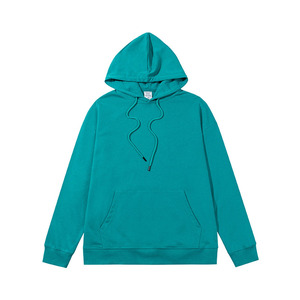 Sudadera con Capucha Negra de Color Sólido para Hombre, Ropa Deportiva Informal, Proveedor de Ropa Personalizada - Product Image 4