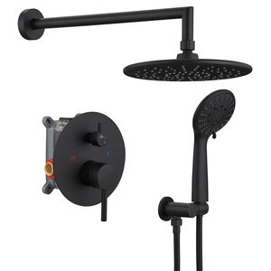 หัวฝักบัวแบบหัวเดียวหัวเดียวแรงดันสูง3สเปรย์รวมวาล์ว-ชุดฮาร์ดแวร์สำหรับอาบน้ำระดับพรีเมี่ยม - Product Image 1