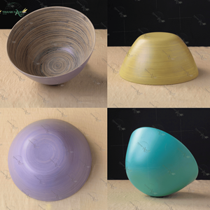 Bols en bambou vietnamiens fabriqués à la main magnifiquement durables et écologiques personnalisés - Product Image 6