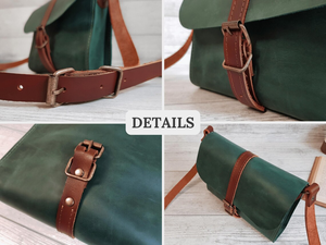 Sac à bandoulière en cuir personnalisé fait main, petit sac à main, sac bandoulière pour femme, sac bandoulière mignon, cadeau élégant pour elle - Product Image 6