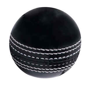 Balle de cricket en cuir noir, qualité supérieure, pour entraînement et matchs, équipement professionnel de cricket - Product Image 3