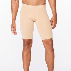 Solid Color And Design High Quality Running Fitness Gym <b>Shorts</b> With Pockets OEM Low Price Sports <b>Compression</b> <b>Shorts</b> for <b>Men</b> - Product Image 4