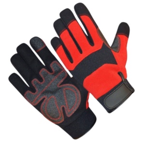 Gants de travail en cuir synthétique Amara, gants de sécurité pour la construction, gants de sécurité renforcés résistants à l'abrasion et à la chaleur - Product Image 1