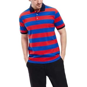 Maillots de rugby personnalisés unisexes à manches courtes en coton respirant, antibactériens, séchage rapide, mode décontractée, à col - Product Image 4