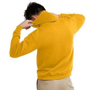 Sweat-shirt à capuche en polaire légère pour homme, mélange polyester/coton, séchage rapide et respirant, décontracté pour l'hiver - Product Image 3