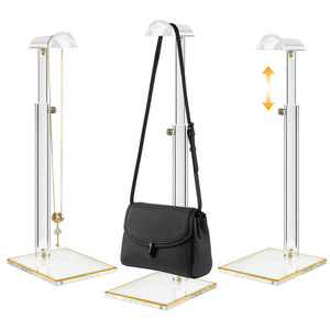 Expositor de Bolsos de Acrílico Moderno y de Lujo con Estante Extraíble para Publicidad y Uso Comercial - Product Image 2