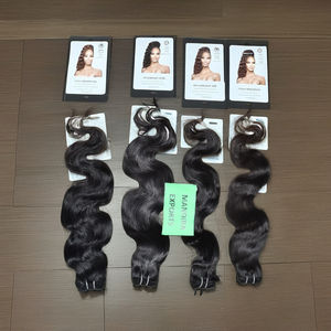 Best Quality Raw Indian Virgin Remy <b>Hair</b> Bundles Wavy Body Wave Weft Light <b>Color</b> Dyed Human <b>Hair</b> <b>Extensions</b> No Shedding No - Product Image 5