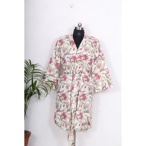 Vestido Midi de Punto 100% Algodón Puro con Cuello en V, Ecológico, con Botones, Lavable a Máquina, Manga Larga, Casual, Ajustable, Clásico - Product Image 3