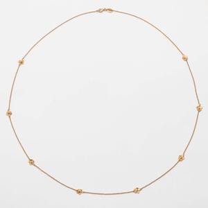 Fine Jewelry 14K Rose Gold 0.06ct Lab Grown Diamond Radiant Cut IGI Certified Bezel Set Floral Motif Necklace Elegant Feminine - Product Image 1