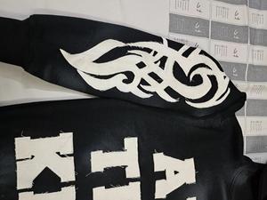 Ensemble de survêtement pour homme 2 pièces, veste à manches longues et pantalon, effet usé - Product Image 6