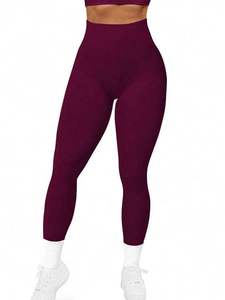 Custom Fitness Sports V Shaped Cut High Waist Yoga Pants with <b>Pockets</b> Side Women Warm Pilates <b>Leggings</b> Spandex/Nylon Quick Dry - Product Image 1
