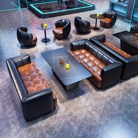 Meubles de bar commerciaux modernes Vente en gros Combinaison de banquettes canapés pour clubs Hôtels et petits pubs pour bars à domicile