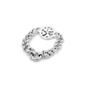 สร้อยข้อมือโซ่ลายโคลเวอร์เมดัลเลียน - Product Image 1