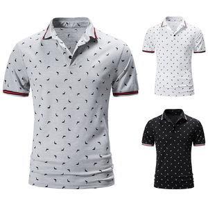 Ropa de Golf para Hombre con Logotipo Personalizado Impreso y Bordado, Camisetas Polo de Cuello Alto de Alta Calidad en Poliéster/Algodón, OEM - Product Image 3