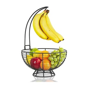 Modern Minimalist Wire Bowl Decorative Centerpiece <b>Basket</b> For Living Room Kitchen Counter And Dining Table <b>Display</b> - Product Image 6