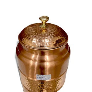 Distributeur d'eau en cuivre de style antique – 5L 10L 18L de la marque Indian exports international (Cuivre pur certifié) - Product Image 4