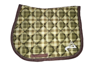 Sudadero para Montar a Caballo con Ribete de Cuero Resistente, Forro de Malla 3D, Acolchado Personalizado y Sublimado - Product Image 1