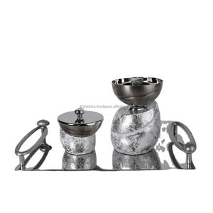 Quemador de metal árabe Bakhoor Colección de regalos Juego de incienso de aluminio árabe premium por comerciantes ZH - Product Image 5