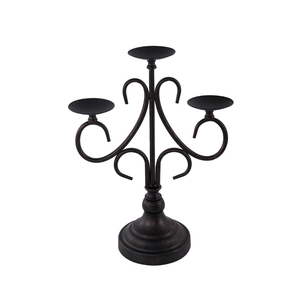 <b>Candlestick</b> 5-Arms <b>Silver</b> Candle Holder Polished Aluminum Candelabra for Home Decoration Vintage Candle Holder Bulk Supplier - Product Image 5